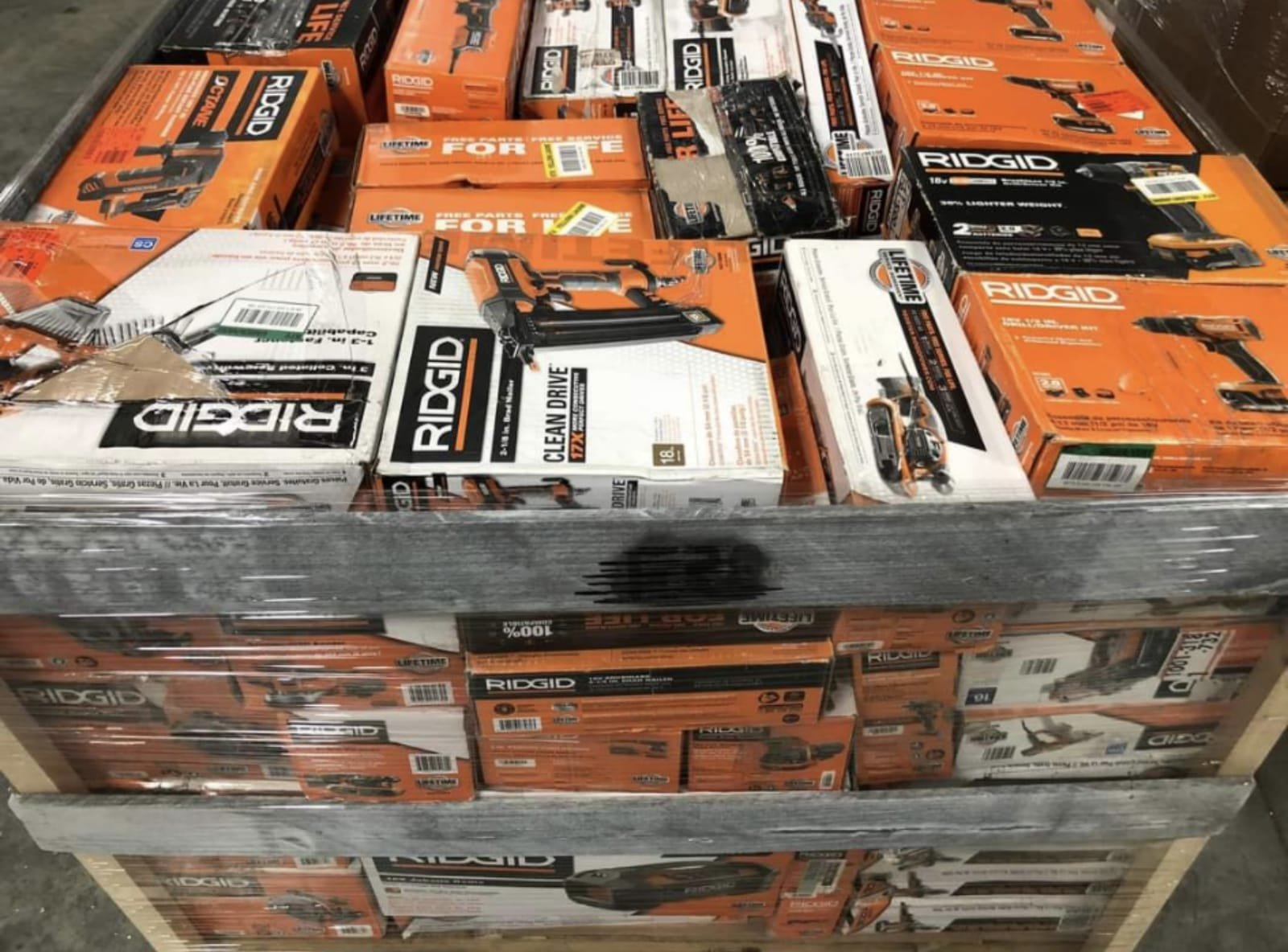 Bulk Tool Pallets | Rigid Tools for Sale | Rigid Tool Pallets