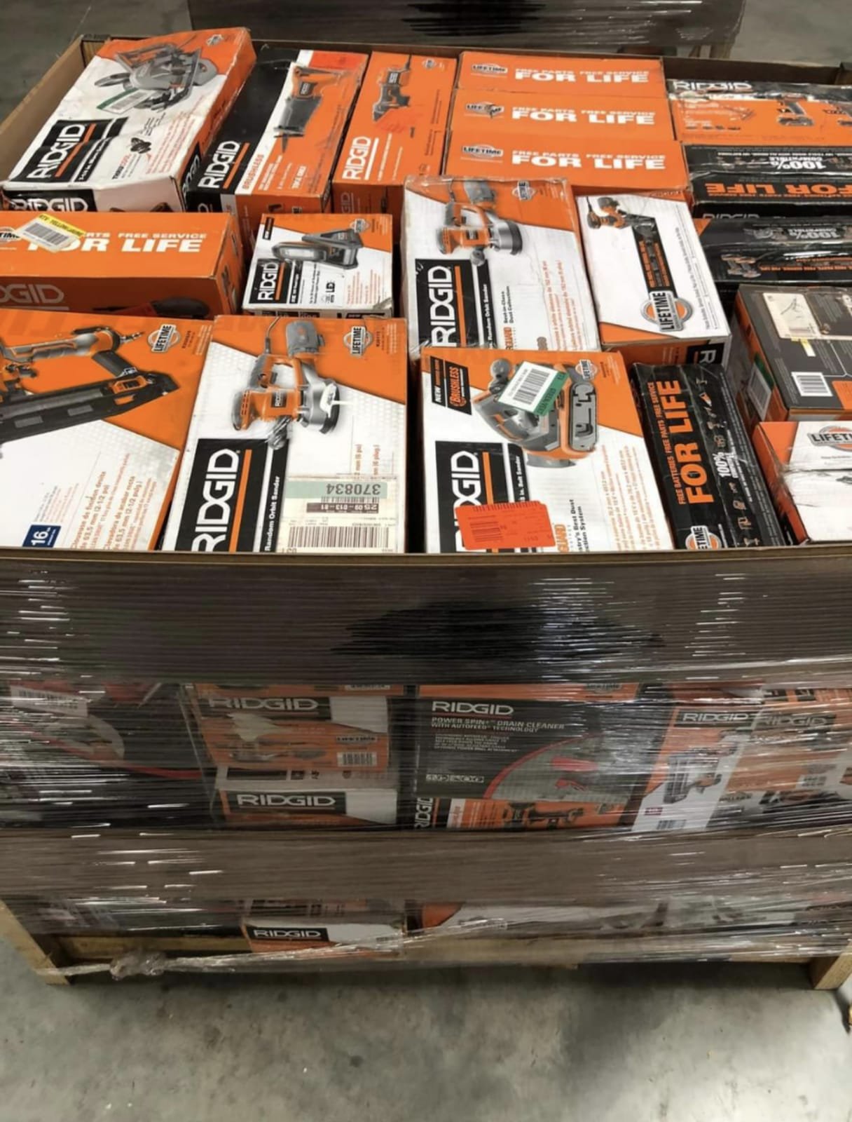 Bulk Tool Pallets | Rigid Tools for Sale | Rigid Tool Pallets
