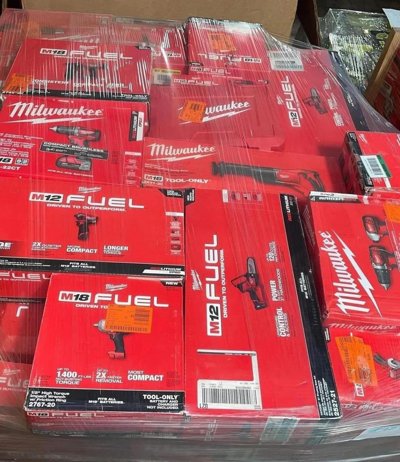 Milwaukee tool Liquidation pallets
