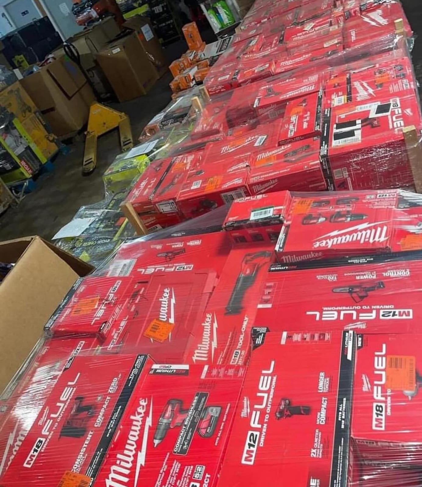 Milwaukee Tools Liquidation Pallets | Milwaukee Power Tool Pallets