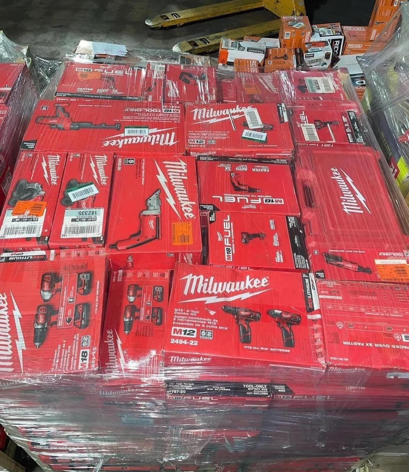Milwaukee Tools Liquidation Pallets | Milwaukee Power Tool Pallets