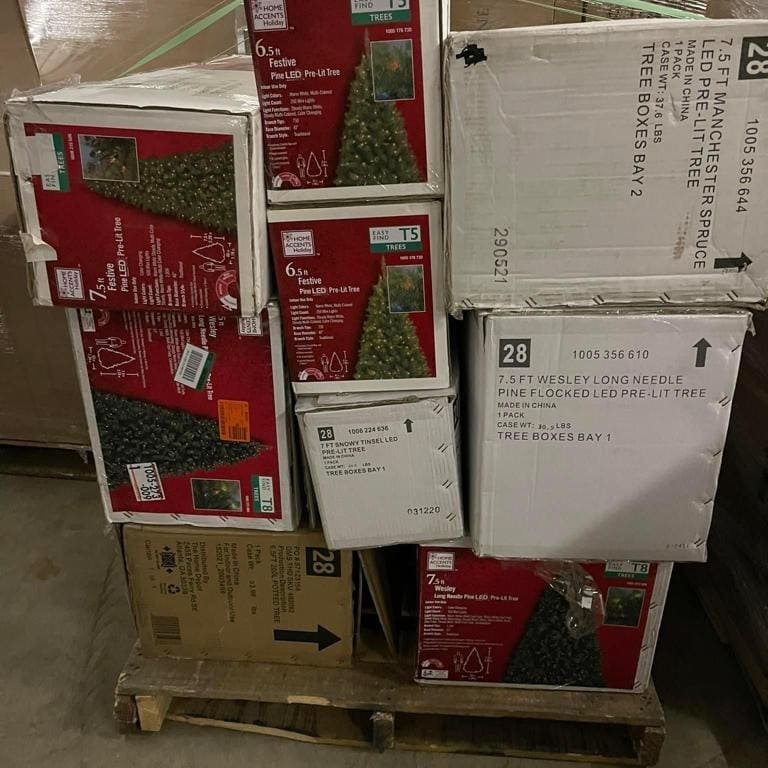 Bulk Christmas Trees Pallet
