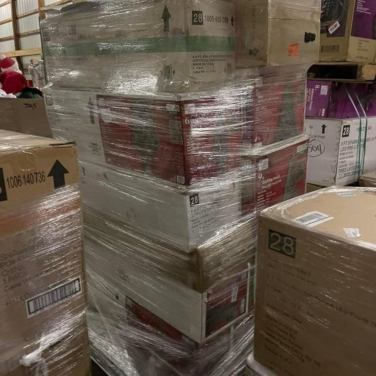 Bulk Christmas Trees Pallet