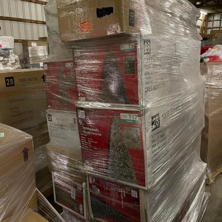 Bulk Christmas Trees Pallet