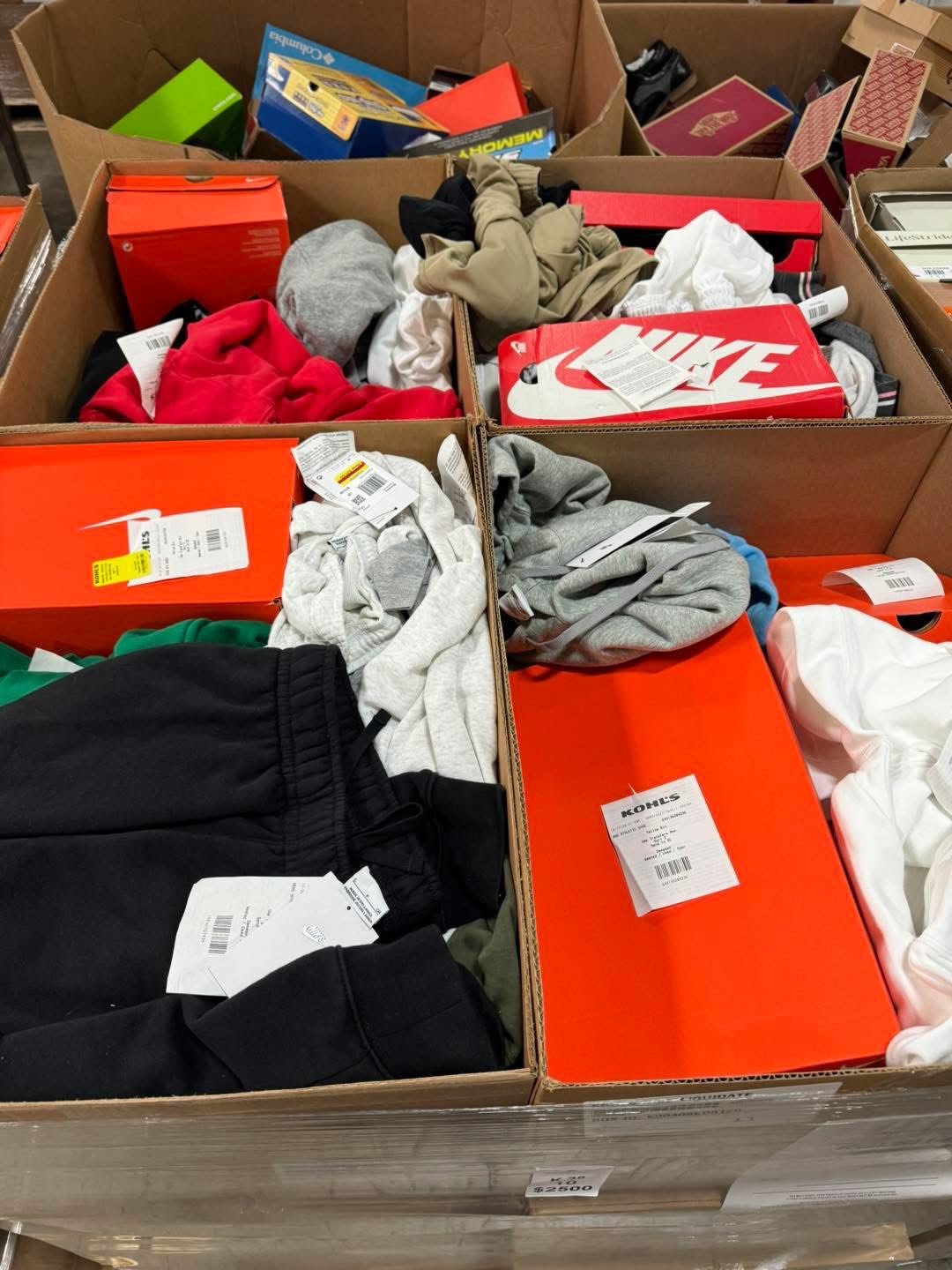 nike apparel wholesale pallets